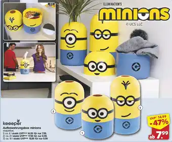 Keeper Aufbewahrungsbox minions
