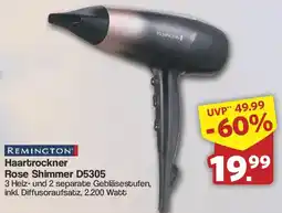 Famila Nord West Remington Haartrockner Rose Shimmer D5305 Angebot
