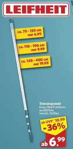 Famila Nord West LEIFHEIT Teleskopstiel Angebot