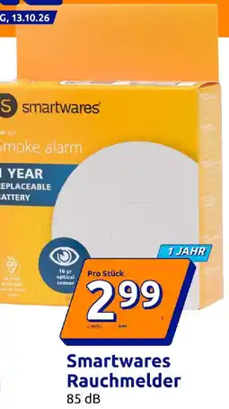 Action Smartwares Rauchmelder Angebot