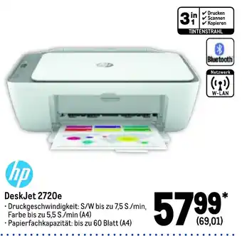 METRO HP All-in-One printer | DeskJet 2720e Angebot