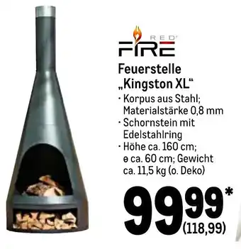 METRO Red Fire Feuerstelle Kingston XL Angebot