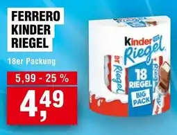 Handelshof FERRERO KINDER RIEGEL Angebot