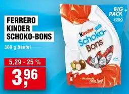 Handelshof FERRERO KINDER SCHOKO-BONS Angebot