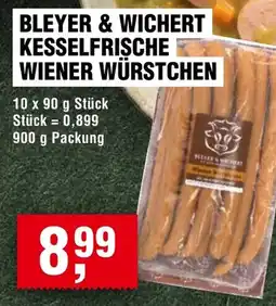 Handelshof BLEYER & WICHERT KESSELFRISCHE WIENER WÜRSTCHEN Angebot