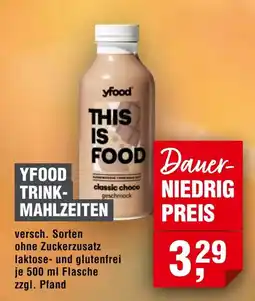 Handelshof yfood TRINK-MAHLZEITEN classic choco Angebot