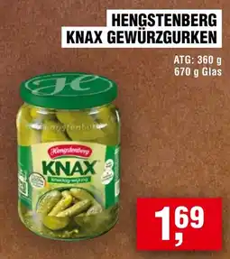 Handelshof Hengstenberg Knax Gewürzgurken Angebot