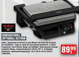Handelshof Tefal OptiGrill Kontaktgrill GC7ROB Angebot
