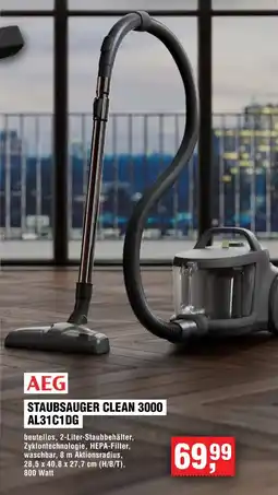 Handelshof AEG staubsauger clean 3000 AL31C1DG Angebot