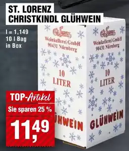 Handelshof ST. LORENZ CHRISTKINDL GLÜHWEIN Angebot