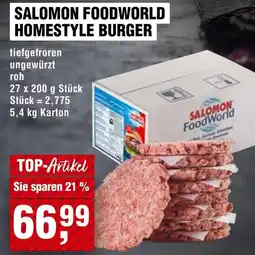 Handelshof SALOMON FOODWORLD HOMESTYLE BURGER Angebot