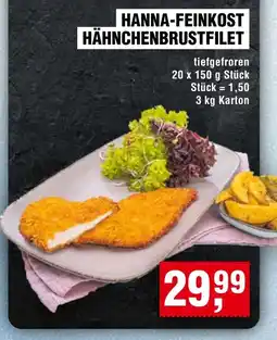 Handelshof HANNA-FEINKOST HÄHNCHENBRUSTFILET Angebot