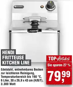 Handelshof HENDI FRITTEUSE KITCHEN LINE Angebot
