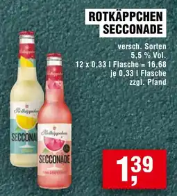 Handelshof Rotkäppchen Seconade Angebot