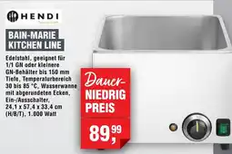 Handelshof BAIN-MARIE KITCHEN LINE Angebot
