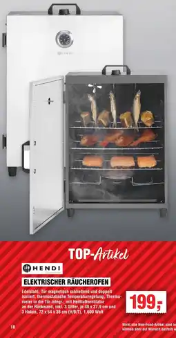 Handelshof ELEKTRISCHER RÄUCHEROFFEN Angebot