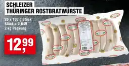 Handelshof SCHLEIZER THÜRINGER ROSTBRATWÜRSTE Angebot