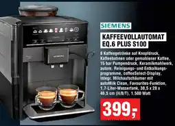 Handelshof SIEMENS KAFFEEVOLLAUTOMAT EQ.6 PLUS S100 Angebot