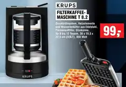 Handelshof KRUPS FILTERKAFFEE-MASCHINE T 8.2 Angebot