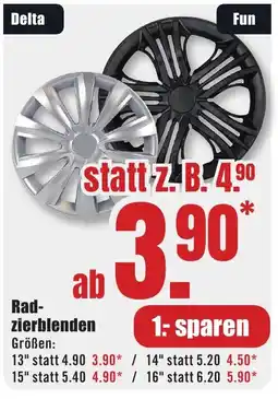B1 Discount Baumarkt Delta Fun Radzierblenden Angebot