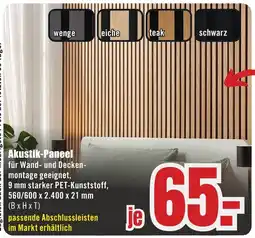 B1 Discount Baumarkt Akustik-Paneel Angebot