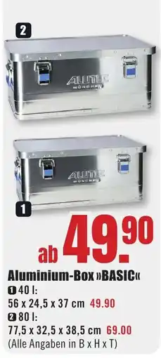 B1 Discount Baumarkt Aluminium-Box »BASIC« Angebot