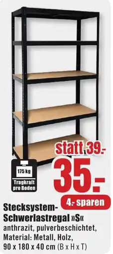 B1 Discount Baumarkt Stecksystem-Schwerlastregal »S« Angebot