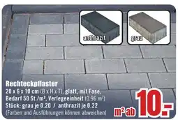 B1 Discount Baumarkt Rechteckpflaster Angebot