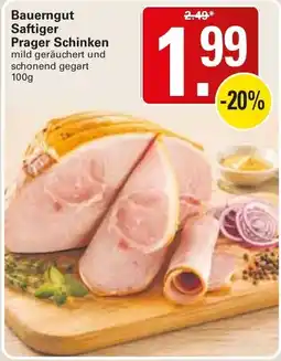 WEZ Bauerngut Saftiger Prager Schinken Angebot