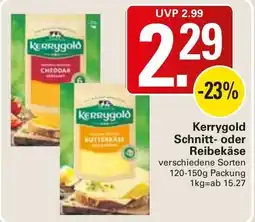 WEZ Kerrygold Schnitt- oder Reibekäse Angebot