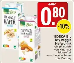 WEZ EDEKA Bio My Veggie Haferdrink Angebot