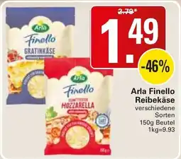 WEZ Arla Finello Reibekäse Angebot