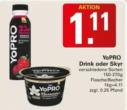 WEZ YoPRO Drink oder Skyr Angebot