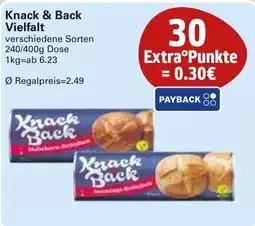 WEZ Knack & Back Vielfalt Angebot