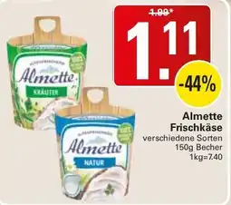 WEZ Almette Frischkäse Angebot