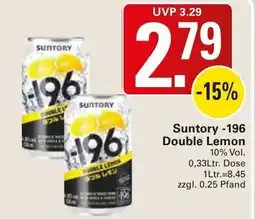 WEZ Suntory -196 Double Lemon Angebot