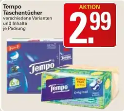 WEZ Tempo Taschentücher Angebot