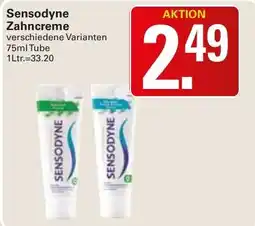WEZ Sensodyne Zahncreme Angebot