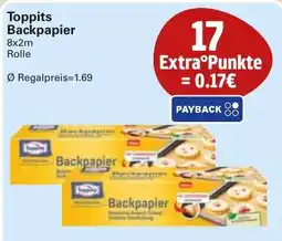 WEZ Toppits Backpapier Angebot