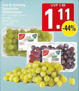 WEZ Spanische Tafeltrauben Angebot