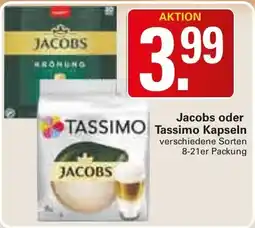 WEZ Jacobs oder Tassimo Kapseln Angebot