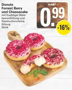 WEZ Donuts Forrest Berry und Cheesecake Angebot
