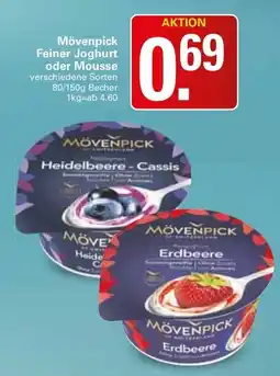 WEZ Mövenpick Feiner Joghurt oder Mousse Angebot