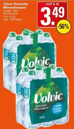 WEZ Volvic Naturelle Mineralwasser Angebot