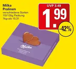 WEZ Milka Pralinen Angebot