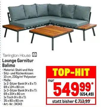 METRO Tarrington House Lounge Garnitur Balimo Angebot