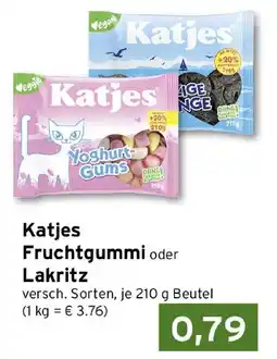 CAP Markt Katjes Fruchtgummi oder Lakritz Angebot