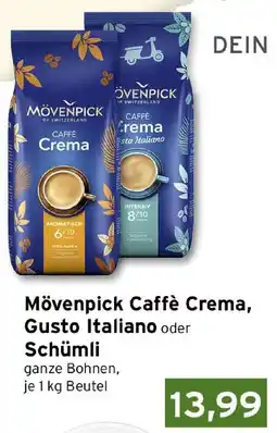 CAP Markt Mövenpick Caffè Crema Angebot