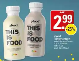 WEZ yfood Trinkmahlzeit Angebot