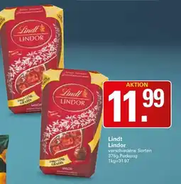 WEZ Lindt Lindor Angebot